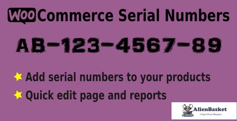 68298  WooCommerce Serial Numbers v1.19 - WordPress Plugin