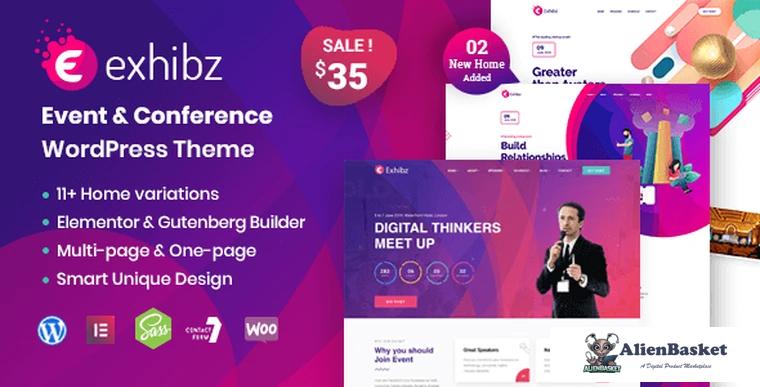 79668  Exhibz v2.1.5 - Event Conference WordPress Theme