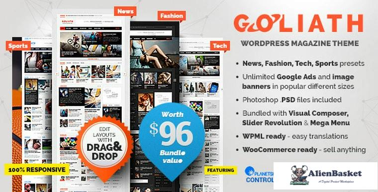 70211  GOLIATH v1.0.37 - Ads Optimized News & Reviews Magazine