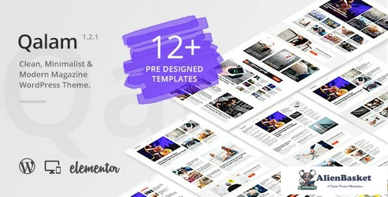 81151  Qalam v1.2.5 - NewsPaper and Magazine WordPress Theme