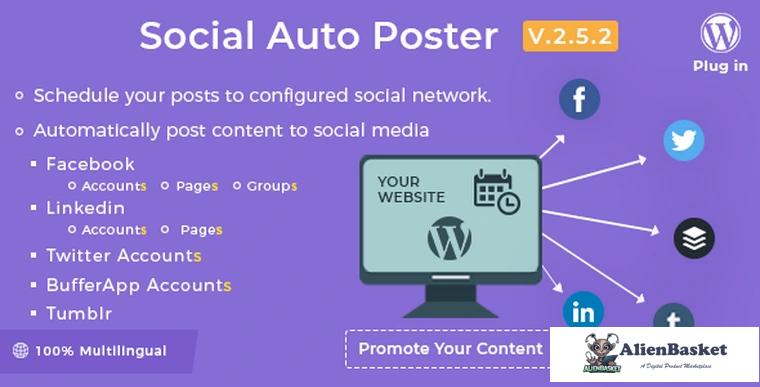 67569  Social Auto Poster v2.5.2 - WordPress Plugin