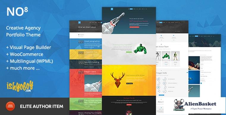 72786  NO8 WP v2.2 - Creative Agency Portfolio Theme