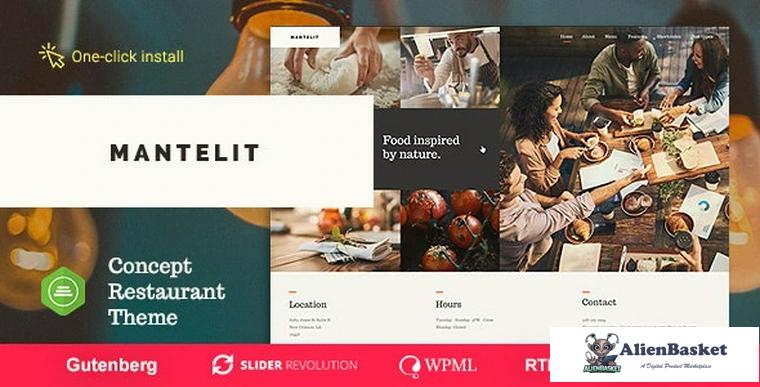 92701  Mantelit v1.1.1 - Restaurant WordPress Theme