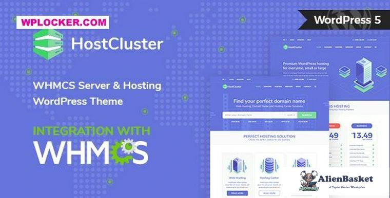 88068  HostCluster v2.0 - WHMCS Server & Hosting WordPress Theme + RTL