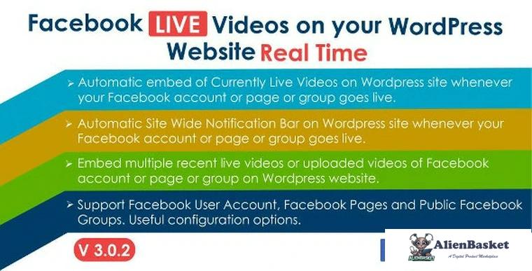 83723  Facebook Live Video Auto Embed for WordPress v3.0.1
