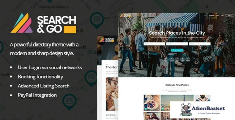 67952  Search & Go v1.9.1 - Modern & Smart Directory Theme