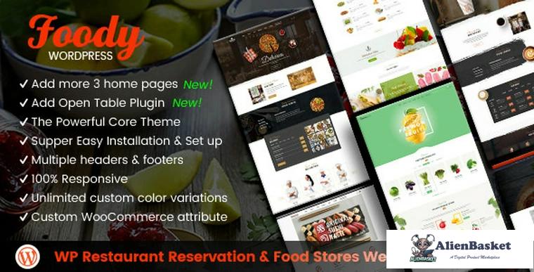 69204  Foody v1.1.0 - Restaurant Reservation & Food Store Theme