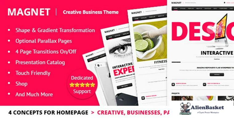 68470  MAGNET v2.0 - Creative Business WordPress Theme