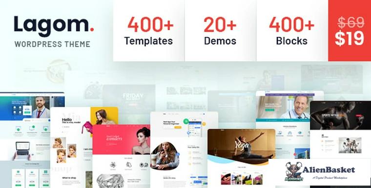 70488  Lagom v1.0.2 - Multi Concept MultiPurpose WordPress Theme