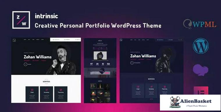 85381  Intrinsic v1.0.2 - Creative Personal Portfolio Themes