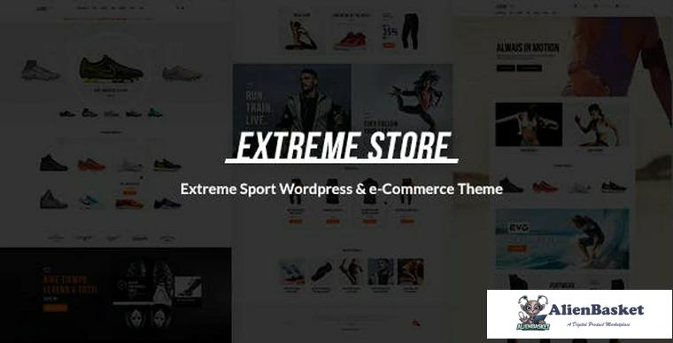 75045  Extreme v1.4 - Sports Clothing & Equipment Store Theme