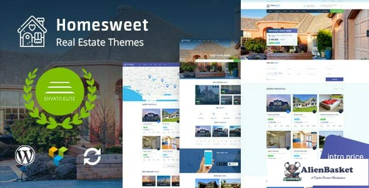 86323  HomeSweet v1.7 - Real Estate WordPress Theme