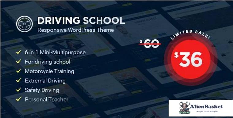 71940  Driving School v1.2.0 - WordPress Theme