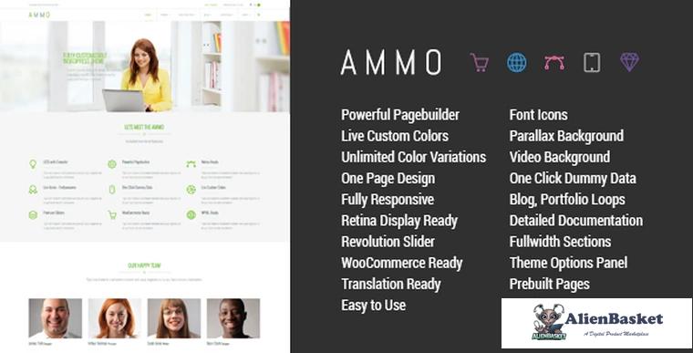 73185  Ammo v1.6 - Corporate MultiPurpose Theme