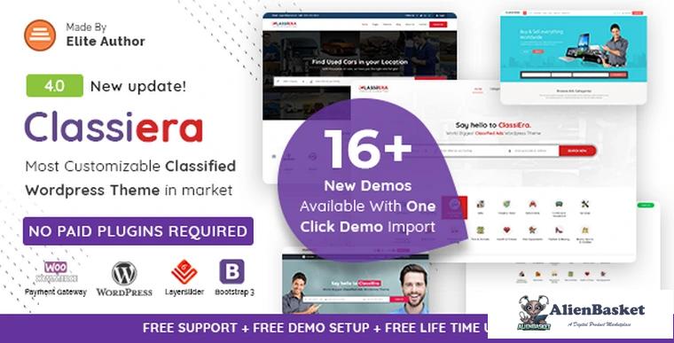 88835  Classiera v4.0.20 - Classified Ads WordPress Theme