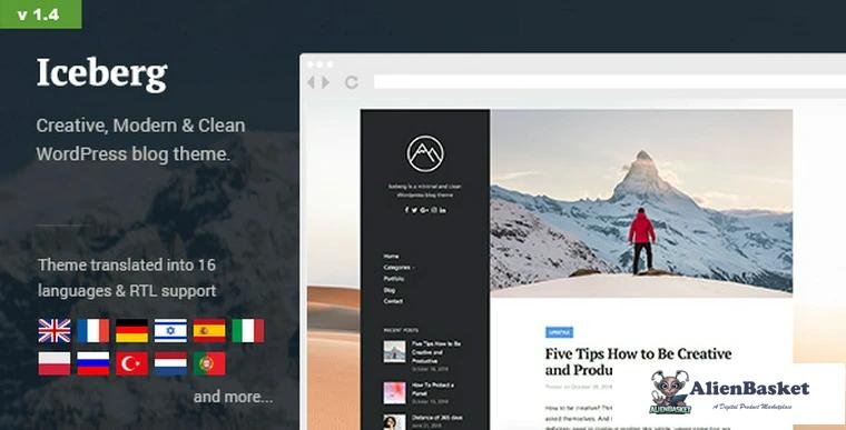 71792  Iceberg v1.4 - Simple & Minimal Personal Content-focused