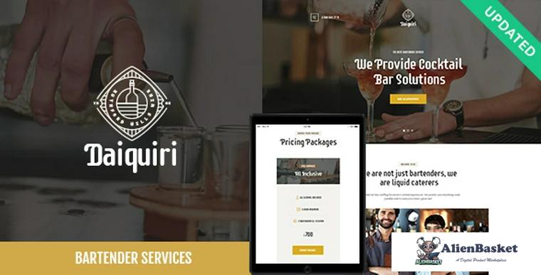 88440  Daiquiri v1.1.1 - Bartender Services & Catering Theme