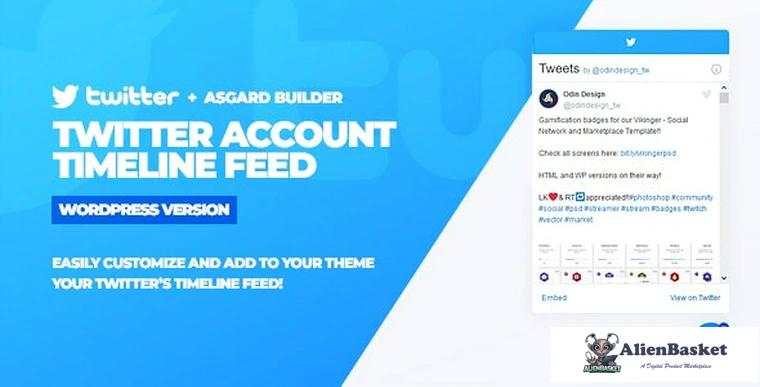 81467  Twitter Timeline Feed v1.0.0 - WordPress Plugin