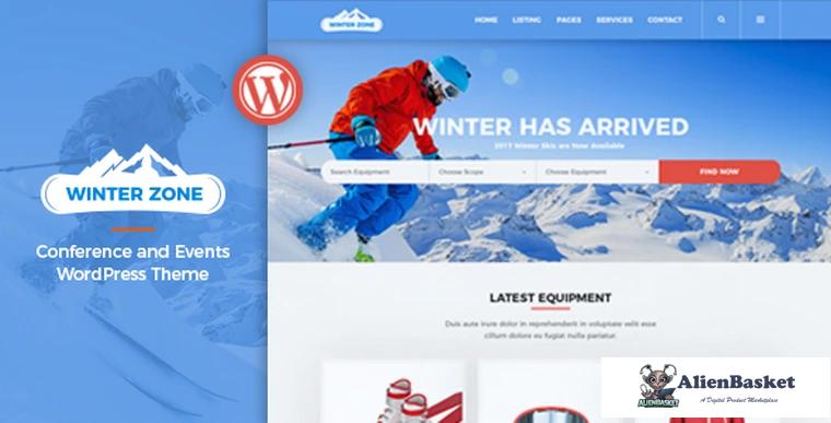 72545  WinterZone v1.1.1 - Ski & Winter Sports WordPress Theme