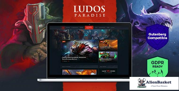 88446  Ludos Paradise v2.0.4 - Gaming Blog & Clan WordPress Theme