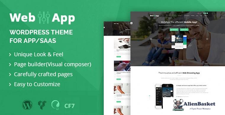 71691  Webapp v1.2 - App - Saas WordPress Theme