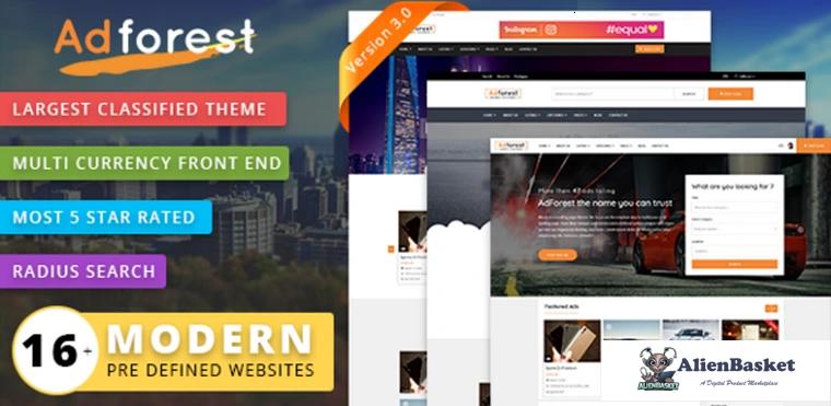 68214  AdForest v3.1.4 - Classified Ads WordPress Theme