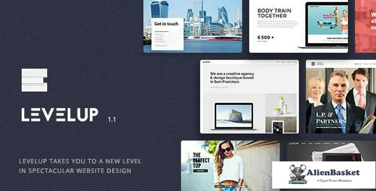 69157  LEVELUP v1.1.26 - Responsive Creative Multipurpose Theme