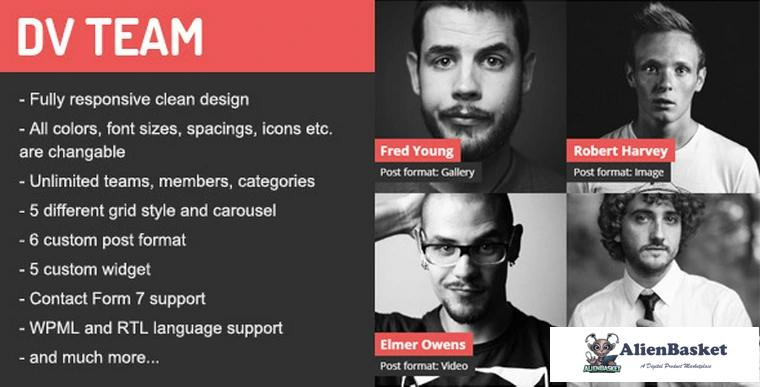 71256  DV Team v1.7.1 - Responsive Team Showcase Plugin