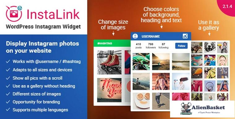 68109  Instagram Widget v2.1.4 - Instagram for WordPress