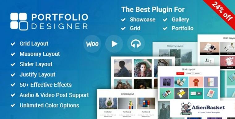 79452  Portfolio Designer v2.3 - WordPress Portfolio Plugin