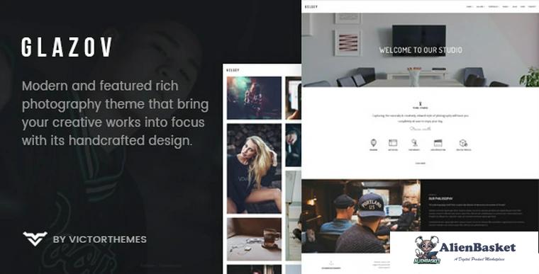 75827  Glazov v1.4 - Photography WordPress Theme