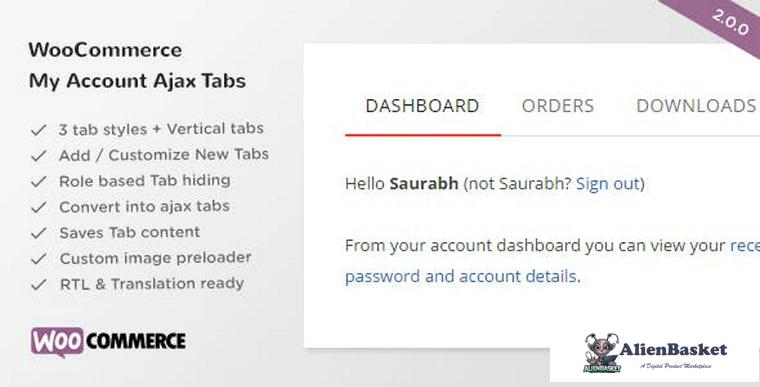 89279  SS WooCommerce Myaccount Ajax Tabs v2.4.0