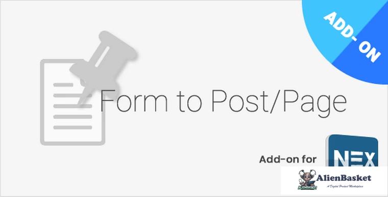 71101  Form to Post/Page for NEX-Forms v7.2