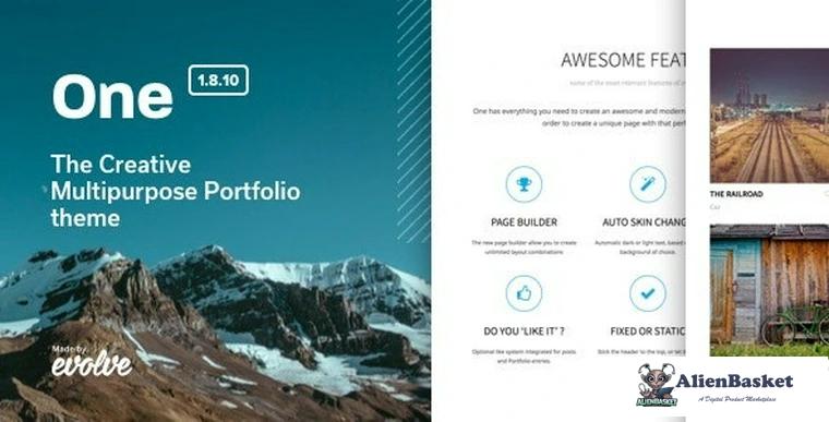 80699  One v1.8.10 - The Creative Multipurpose Portfolio theme