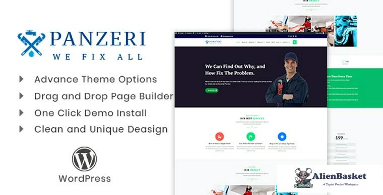 74430  Panzeri v1.0 – Plumber, Repair Services Theme