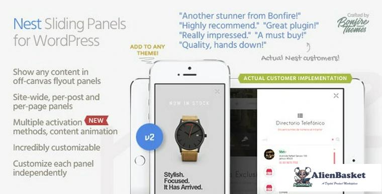68337  Nest v2.0 - Flyout Sliding Panels for WordPress