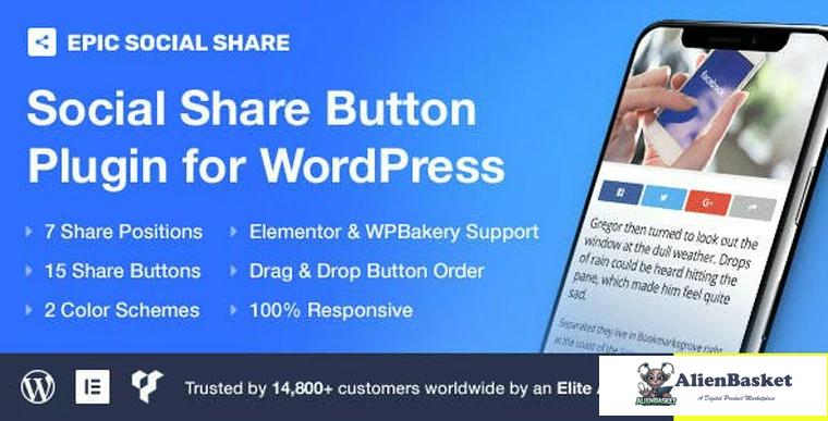 78070  Epic Social Share Button for WordPress v1.0.2