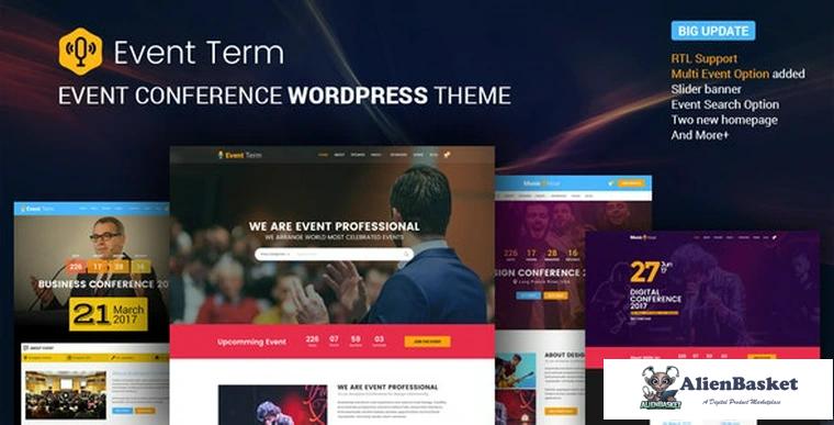 93489  Event Term v4.1.1 - Multiple Conference WordPress Theme