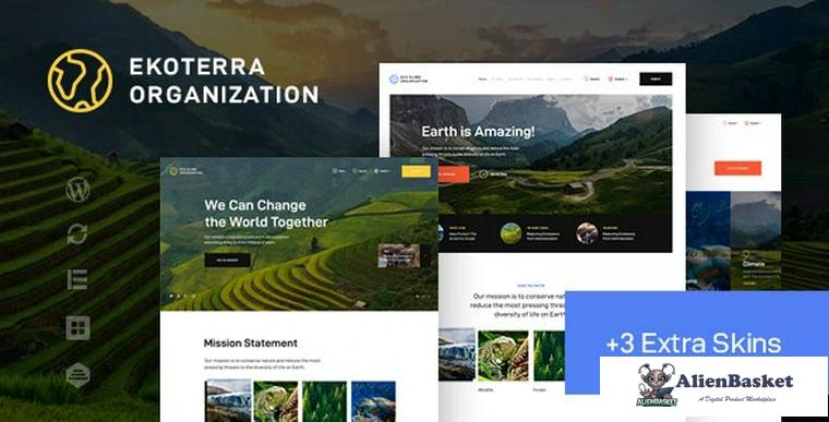 84204  Ekoterra v1.0.0 - NonProfit & Ecology WordPress Theme