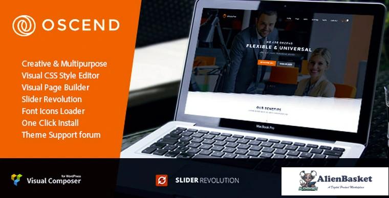 75276  Oscend pluse v2.05 - WordPress Theme