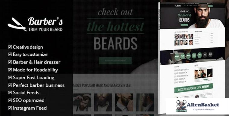 73717  Barber v1.6 - WordPress Theme for Barbers & Hair Salons