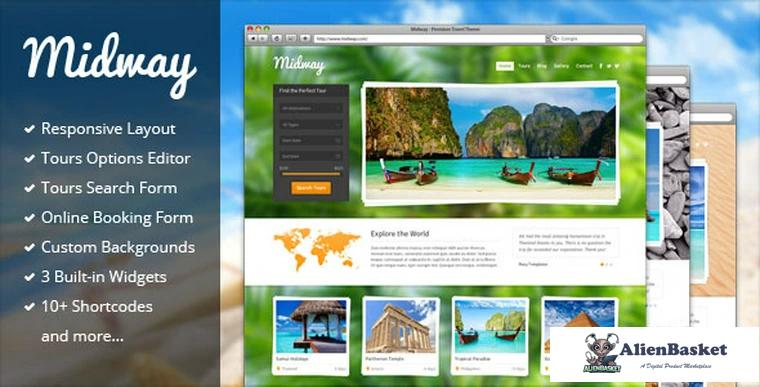 68333  Midway v3.12 - Responsive Travel WP Theme