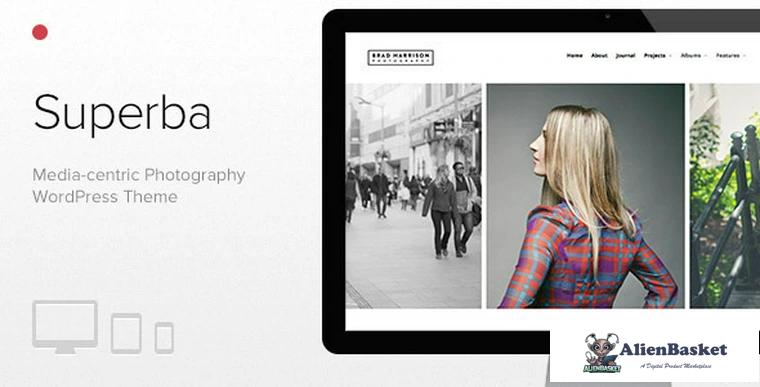 68454  Superba v1.0.30 - Media-centric Photography WordPress Theme