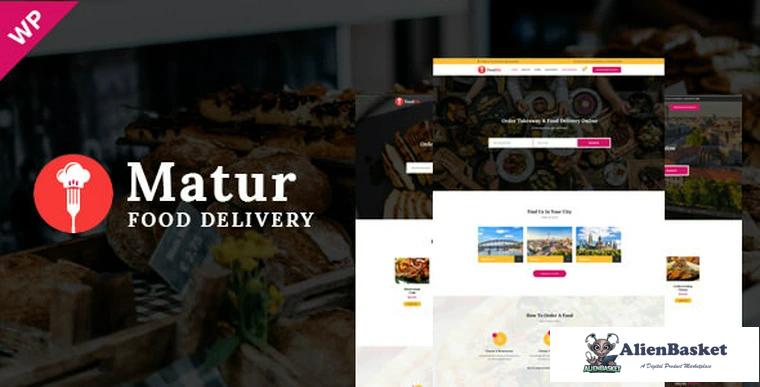 70499  Matur v1.3 - Food Delivery & Ordering WordPress Theme