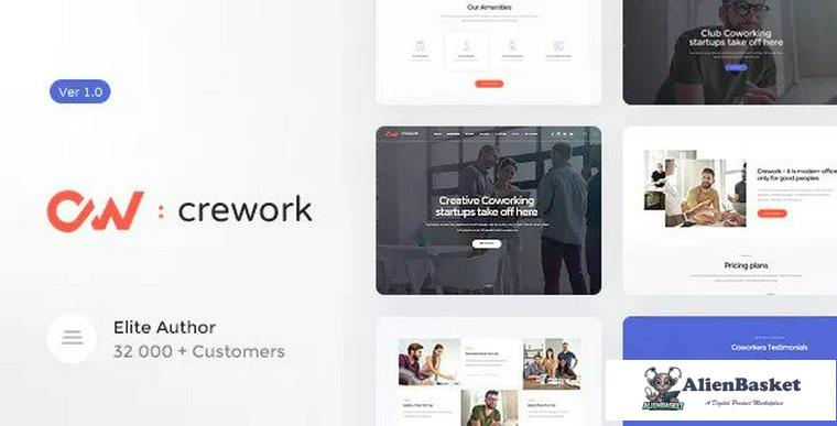 93288  Crework v1.1.11 - Coworking and Creative Space Theme