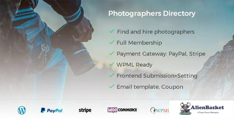 69036  Photographer Directory v1.0.4 - WordPress Plugin
