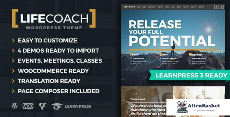 79806  Life Coach v2.2.5 - WordPress Theme