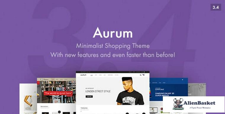 73236  Aurum v3.4.2 - Minimalist Shopping Theme