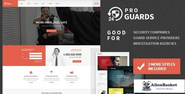 79183  ProGuards v1.5.0 - Safety Body Guard & Security WordPress Theme