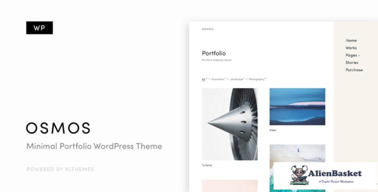 69170  Osmos v1.3 - Minimalist Portfolio WordPress Theme